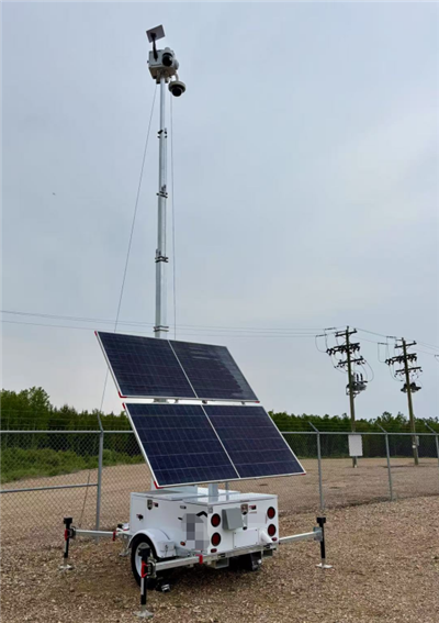 Solar CCTV Trailer for Working Site Solar CCTV Trailer for Working Site